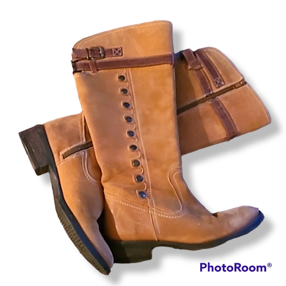 Carlo Rosetti Tan Leather Boots